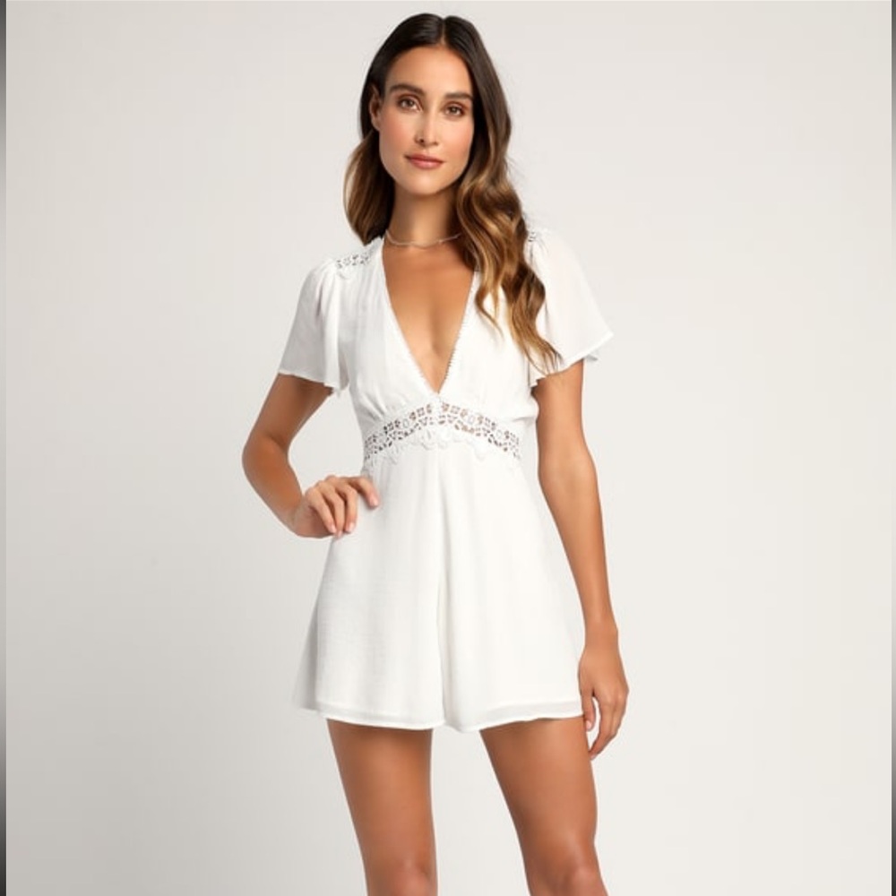 Lulus White Romper